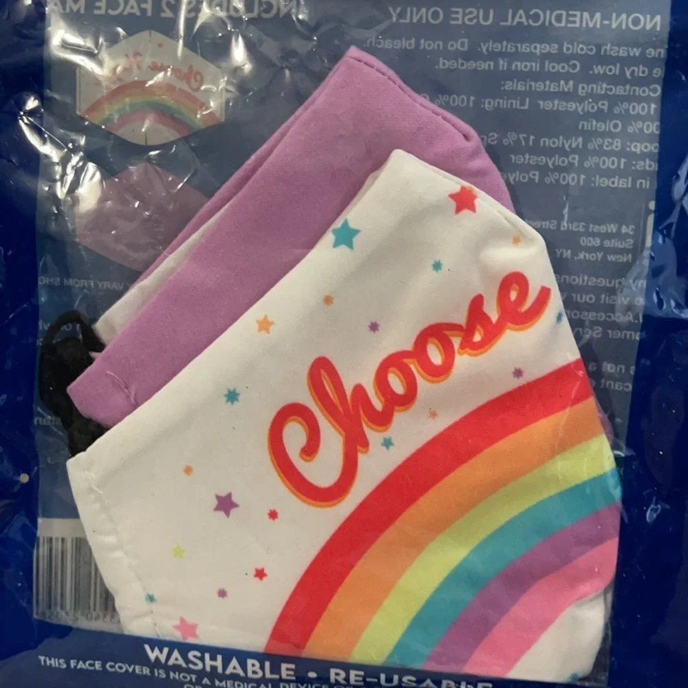 New kid’s three packs of Two face masks - Jojo